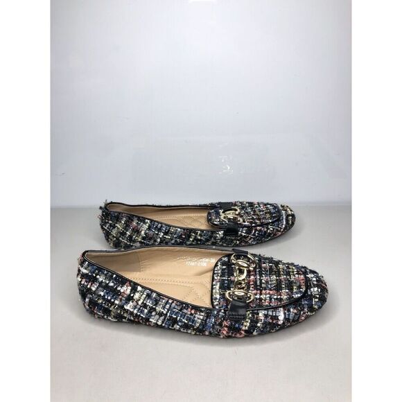 Patrizia Spring Step Chanello Multicolor Fabric Leather Flats Women Sz 39EU/8.5M - Picture 12 of 13